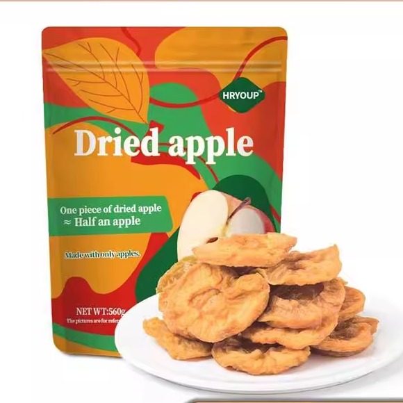 山姆代购HRYOUP苹果干560g 0色素0防腐0甜味剂精选烟台红富士苹果