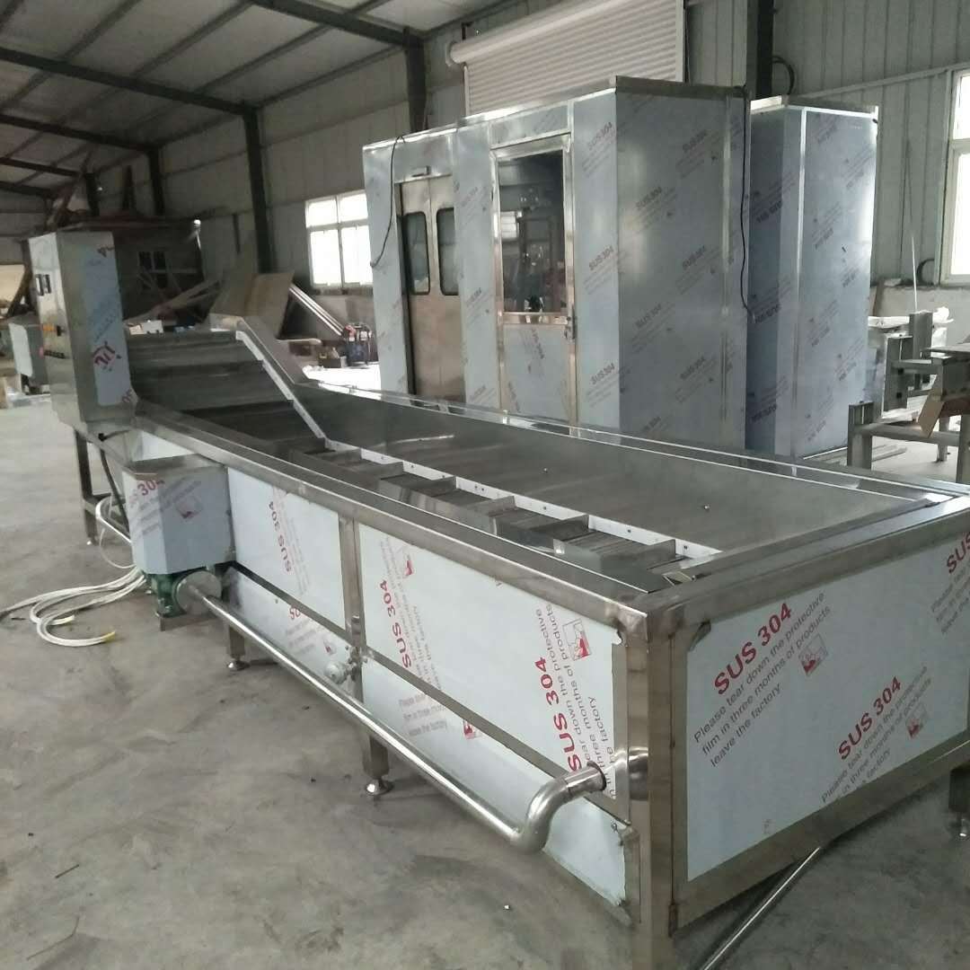 枸杞芽漂烫蒸煮流水线 食品加工生漂烫机质优价廉厂家供应定制