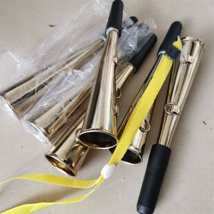 H68铜口笛号角信号喇叭  铁路巡道喇叭 工务器材信号喇叭鸿聚牌