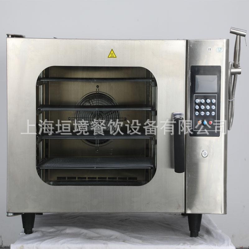 全自动炸鸡店万能烤箱 汉堡店多功能蒸烤箱 乐信相似烘培店蒸烤炉