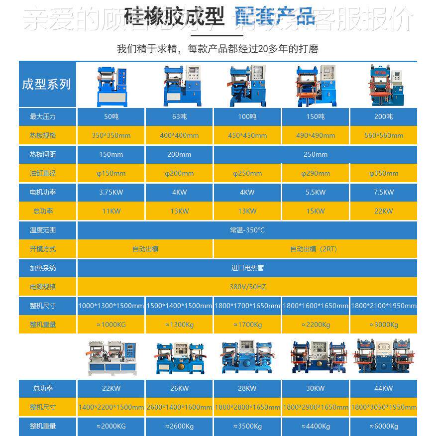 销70型吨四柱式-70T制平板硫化机 硅胶品成模压机热玩具用品 价格