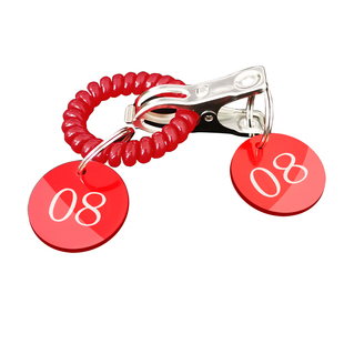 麻辣烫号码牌餐饮叫号牌夹子取餐号牌成对手牌冒菜上菜数字