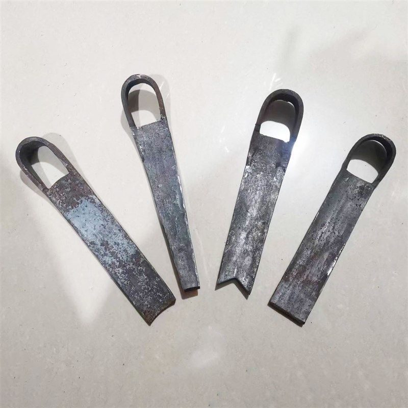 土铁匠手工锻打小锄头 农用园林工具小尖锄栽