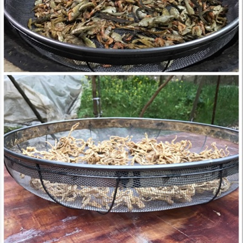 筛子晒菜圆形铁丝筛钢丝筛过筛板栗筛熏罩密网稀网兜