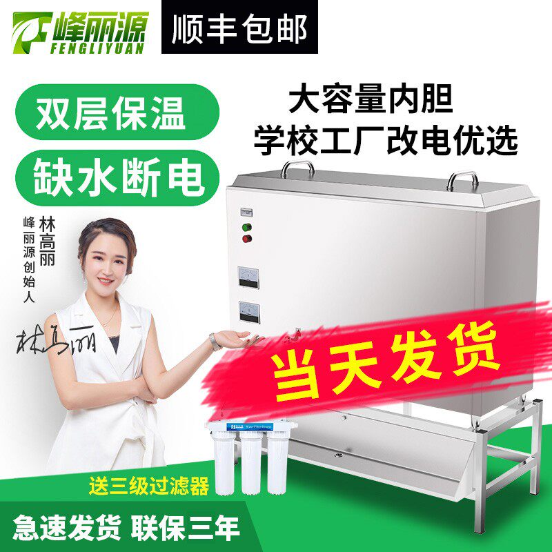 峰丽源大型烧水炉商用水器大容量卧式电热水学校水箱