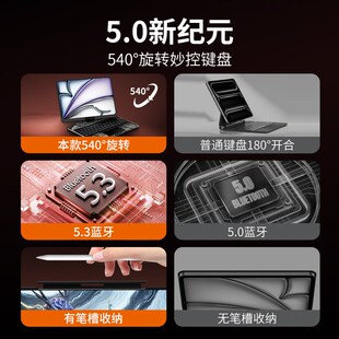 NIDUN奈盾新款代键盘id代保护idi防弯id寸平板妙控全包磁吸适用带