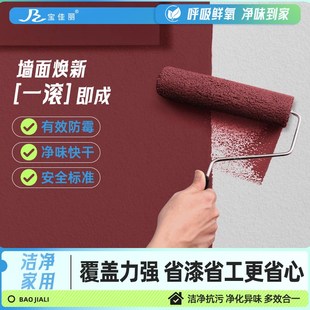宝佳丽家用室内净味内墙白色乳胶漆环保墙面翻新自刷涂料墙漆面漆
