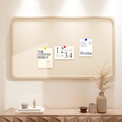毛毡墙照片展示墙奶油系装饰创意背景板相册墙留言板级感客厅