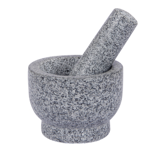 天然压蒜器蒜臼子捣蒜罐石臼研磨器家用手动老式压蒜泥器擂鉢捣药