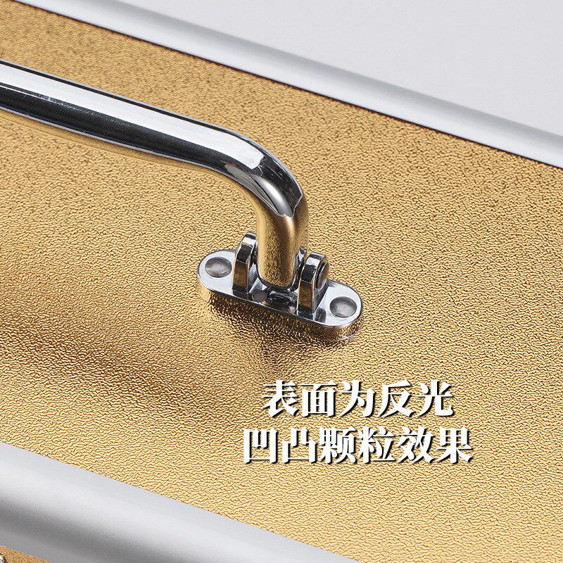 大号层毛袋采耳工具箱子金色技师装银色加大加长 激光刻字