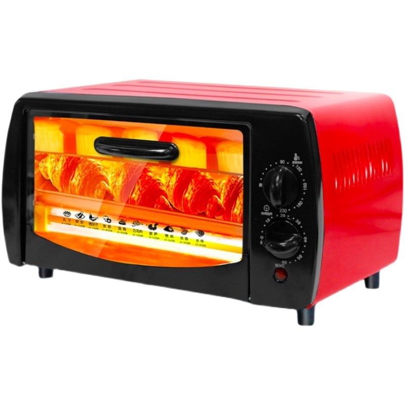 小电烤箱烤家用小型烘焙多功能早餐机家庭宿舍烤箱L