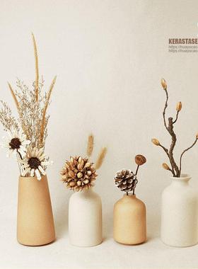 小摆件家居饰品软装客厅柜子书架电视柜日式干 干燥花茶几玄关原