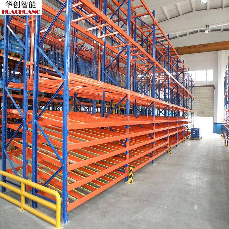 流利货架重型厂家制定横梁货架仓储货架滑动滚动轮流利条货架子