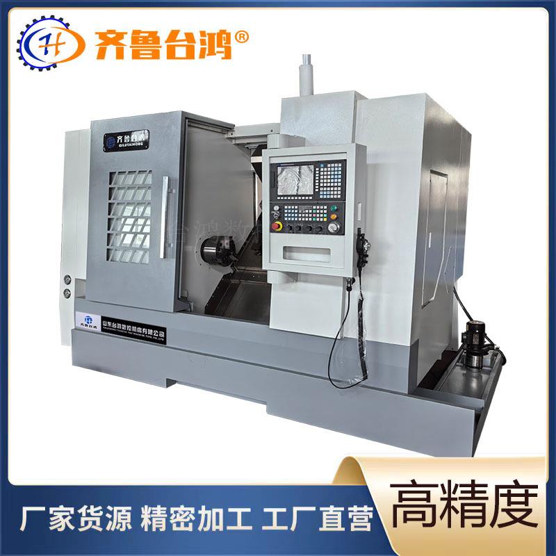 T56-1000Y车削复合中心双主轴动力刀塔带Y数控车床斜导轨车铣复合