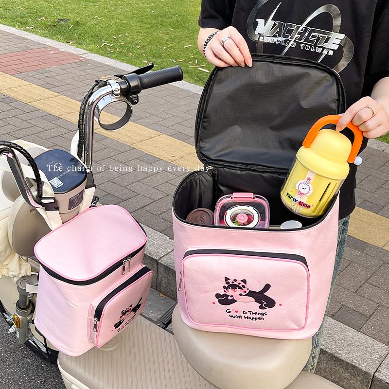 电动车挂包前置物兜2025新款挂袋电瓶摩托车骑行四季通用挂物小包