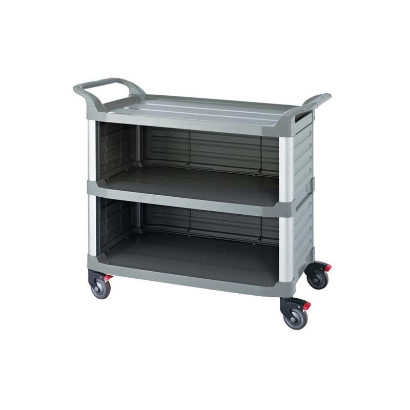 #三层餐车饭店收餐具推车餐厅收碗车收餐车垃圾桶餐盘收集车