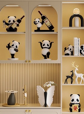 高级感客厅柜子艺术摆件家居好物现代轻奢乔迁新居展示酒柜装饰品