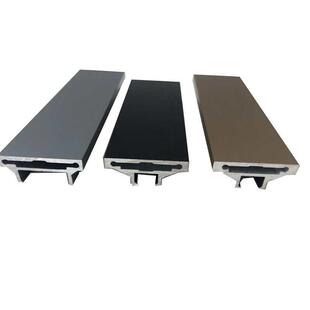 4507极窄玻璃移门边框厨房隔断屏风固定材料阳台吊趟推拉门铝型材