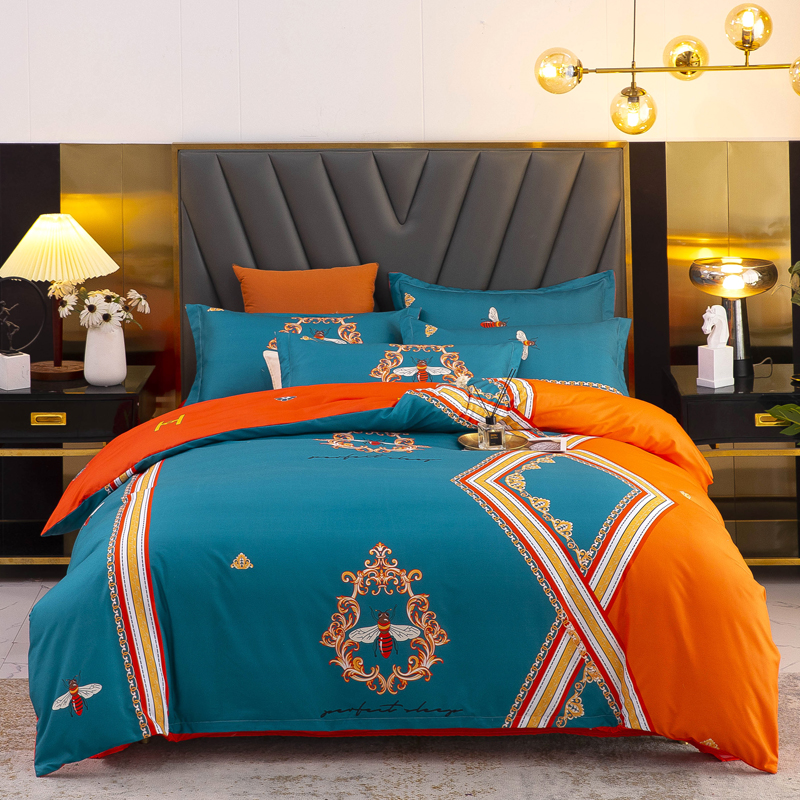 纯棉被套单件双人加厚被罩1.5m秋冬全棉磨毛1.8米2.0大版床上用品