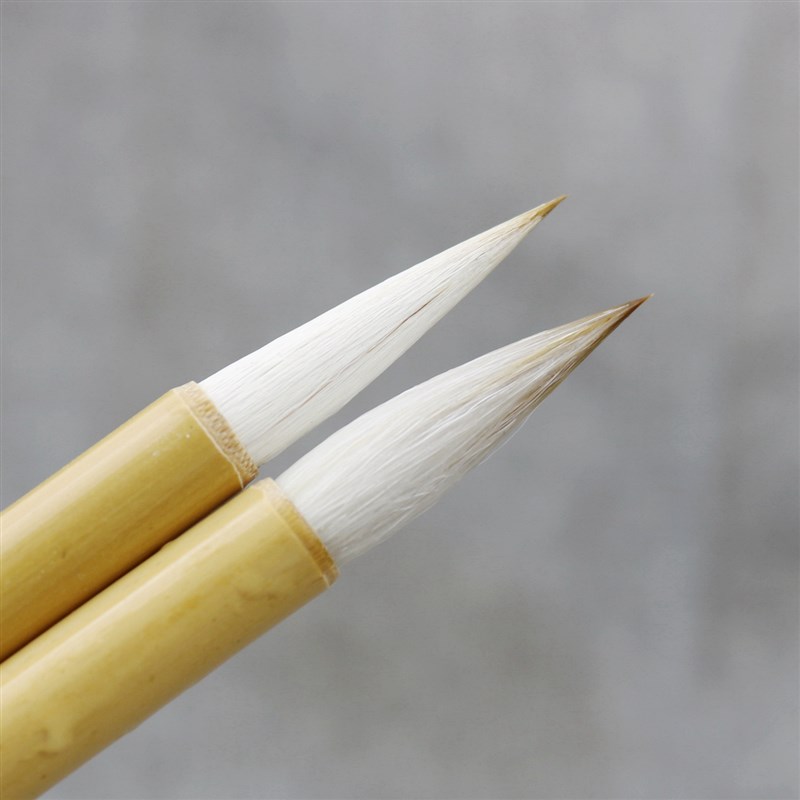 汉册 墨竹堂笔庄 狼羊兼毫毛笔行楷书欧楷柳体 花鸟人物山水毛笔