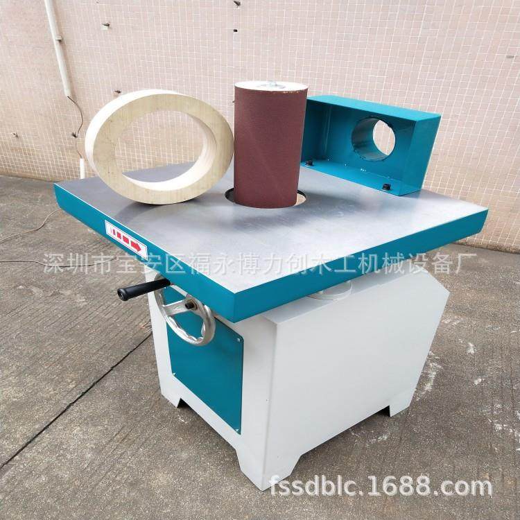 立式海绵轮砂光机木工机械设备海绵砂光机简易抛光机打磨机