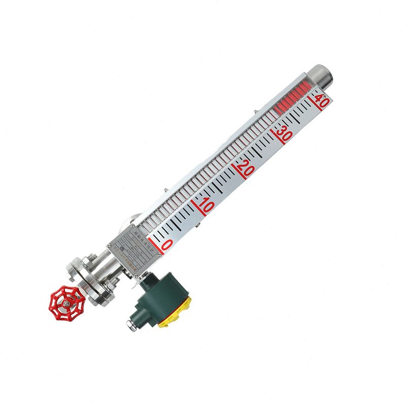 磁翻板液位计磁耦合液位计304材质不锈钢液位计带4-20ma输出