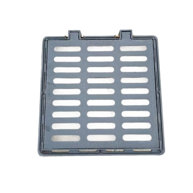 厂家直供球墨铸铁雨水套篦下水道雨水口沟盖板 450*750铸铁套篦子