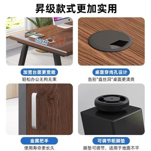 电脑桌家用简约现公室员工位职员桌 甄选公桌椅组合老板桌台式