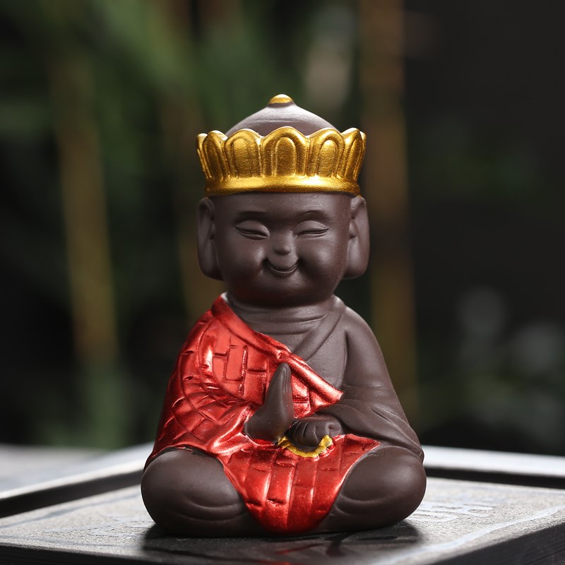 紫砂茶宠西游记四师徒悟空大圣家居摆件茶盘可养精品创意鱼缸造景