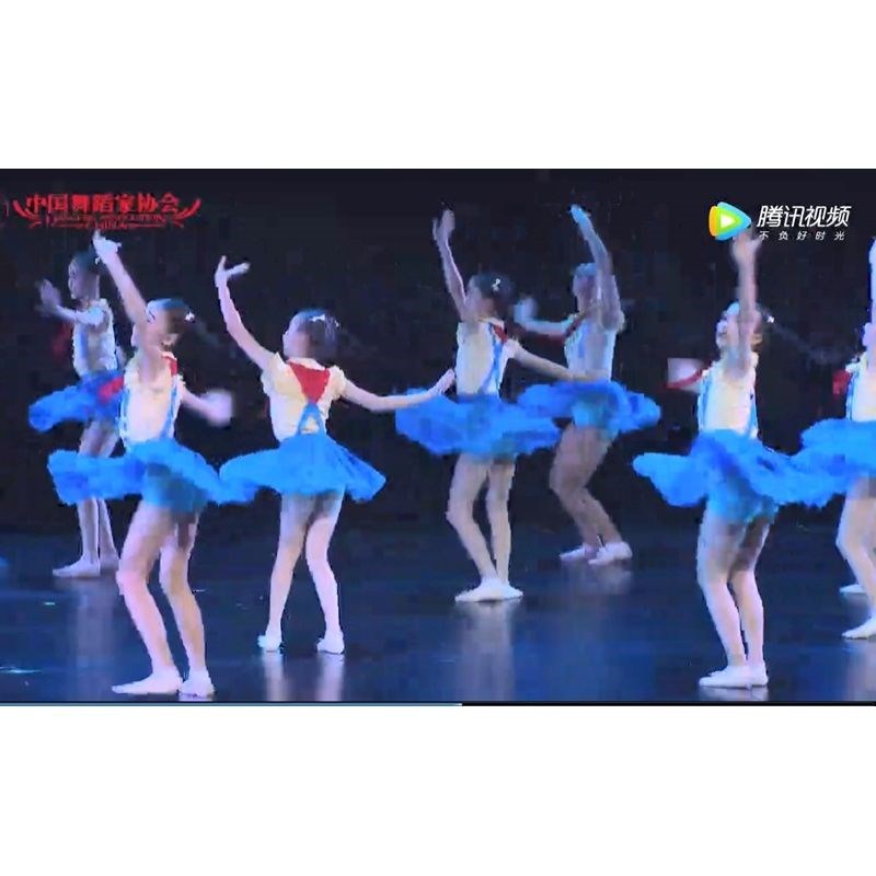 六一让我们荡起双桨舞蹈演出服小荷风采红领巾合唱服男女童表演服