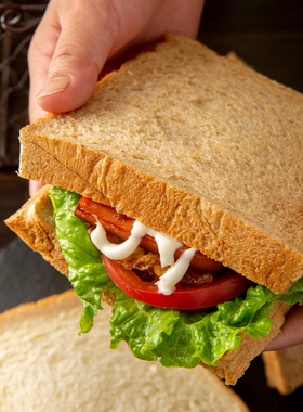 卡布罗森全麦吐司便捷既食早餐饱腹强代餐健身代餐零食面包