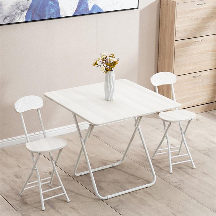 桌子矮餐桌家用小方桌简易租房饭桌便携式摆摊桌户外折叠桌椅