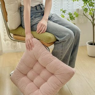 久坐屁股加厚座垫椅垫 甄选豆豆绒坐垫公室学生教室凳子垫子四季