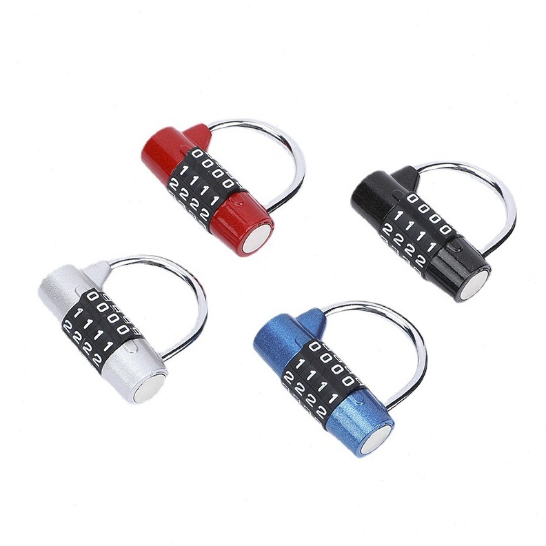4/5位 健身房橱柜密码锁更衣柜工具箱房门挂锁 密码挂锁