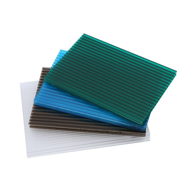 PC透明蜂窝阳光板室外茶亭休息区透光隔热隔音中空板工厂现货