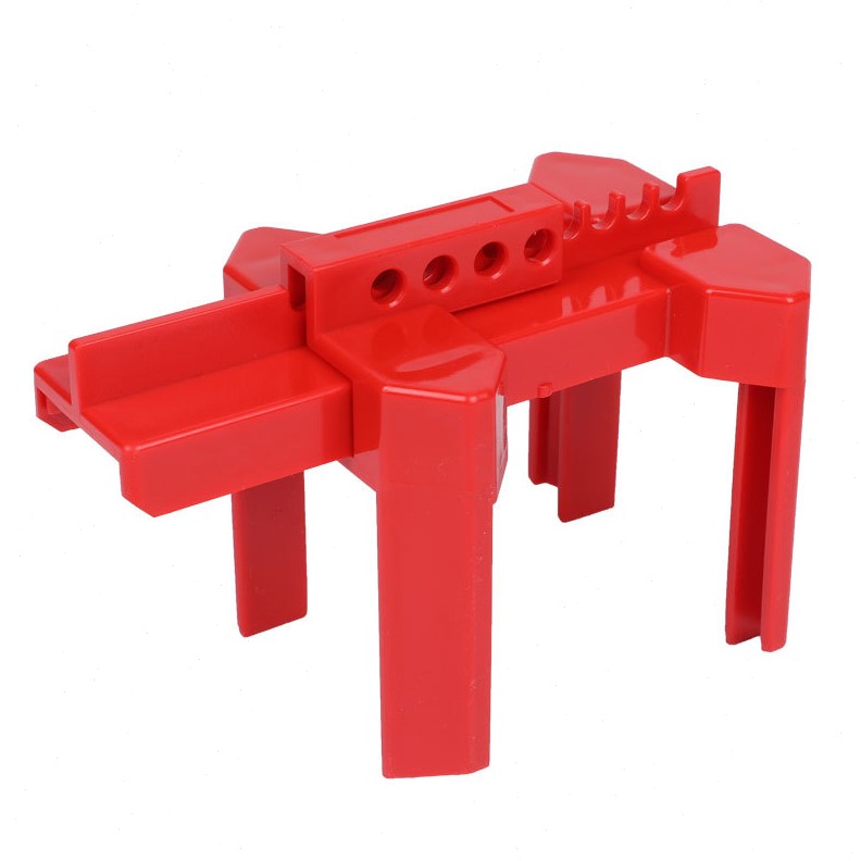 QVAND全盾 可调节球阀锁管道截止直柄不锈钢手柄阀门安全锁具