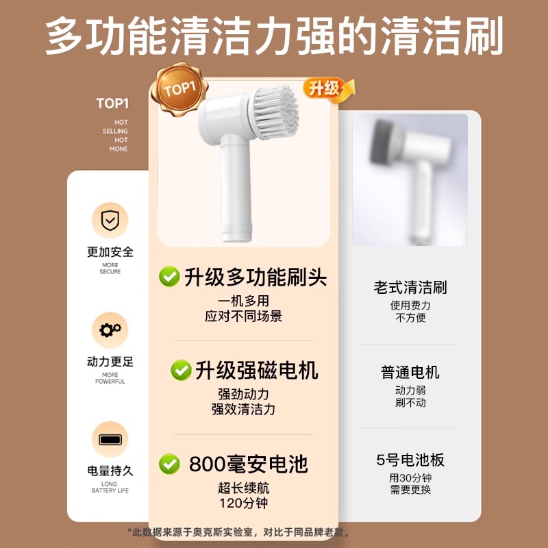 电动清洁刷家用多功能全自动洗鞋子神器手持无线防水鞋刷子不伤鞋