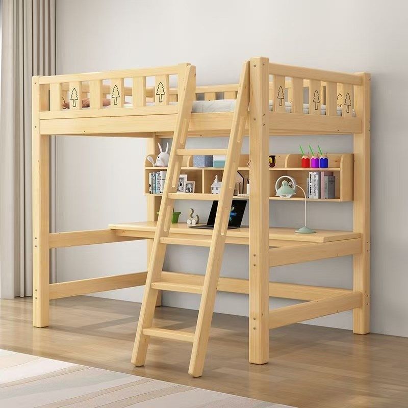 实木高架床成人单上层儿童高低床带书桌宿舍多功能组合床上床下桌,住宅家具,高架床/高拼床,淘宝优惠券,粉丝福利购,淘宝优惠卷