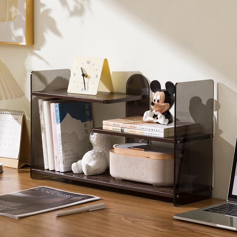 桌面置物架杯架桌上书架家用学生学习书桌多层收纳架子展示架