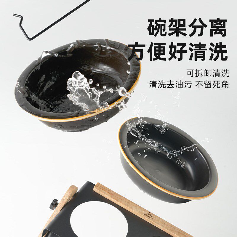 猫碗陶瓷猫食盆宠物碗喝水碗x粮碗防打翻护颈狗狗食盆不易打翻碗
