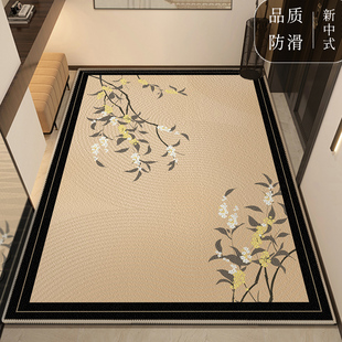 入户门地垫门口进门脚垫门垫D地毯家用垫子玄关进户门可裁 新中式