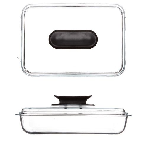 耐热玻璃鱼盘烤盘焗饭盘烤面包披萨微波炉烤箱专用马蹄糕蒸盘模具