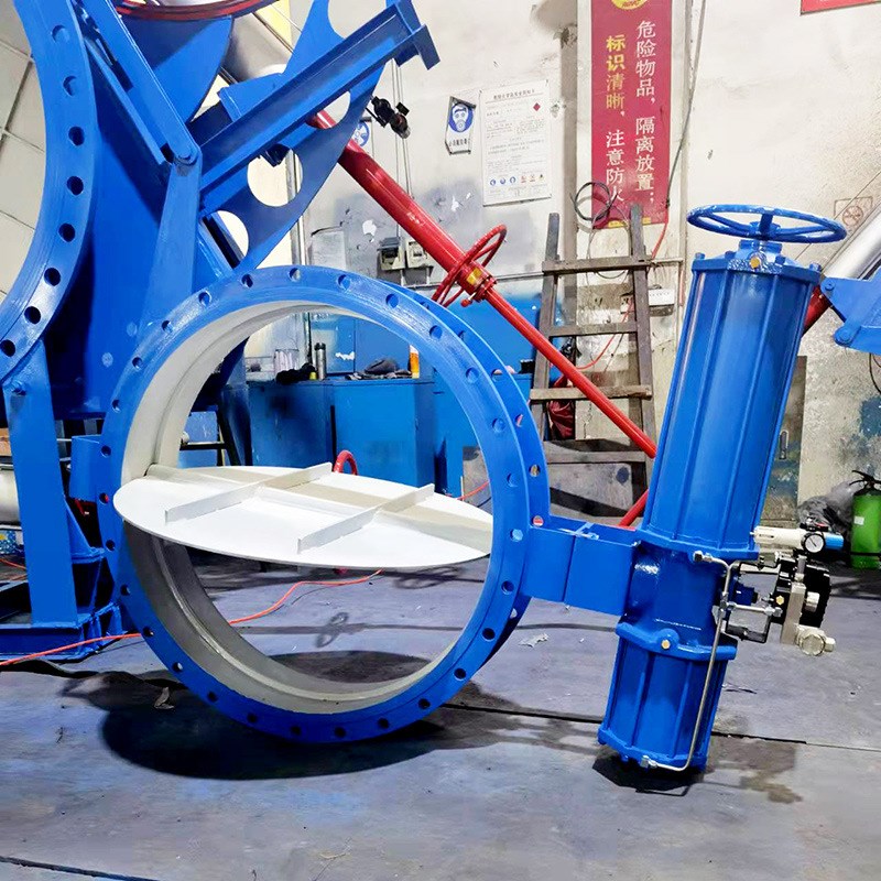 供应气动尘气蝶阀D941W-2.5大口径耐磨尘气通风蝶阀现货