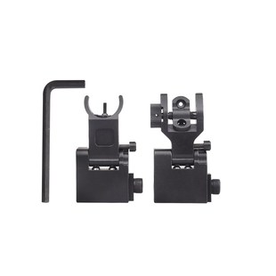 全金属前后准星 水弹机械瞄装饰品Front Rear Sight