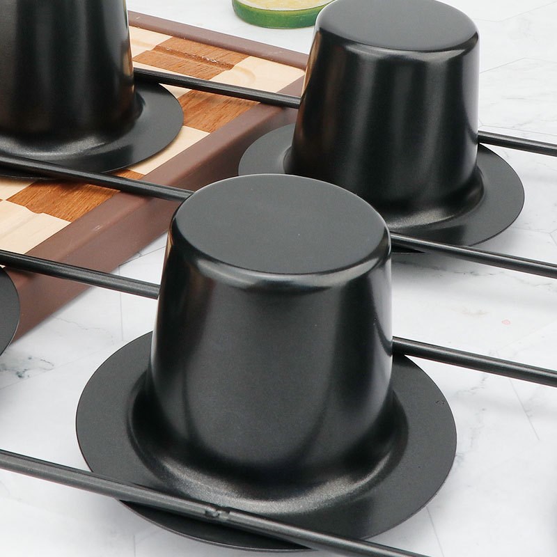 烘焙烤盘 固底6连杯线架蛋糕模现货不粘约克郡布丁西点烘焙模具