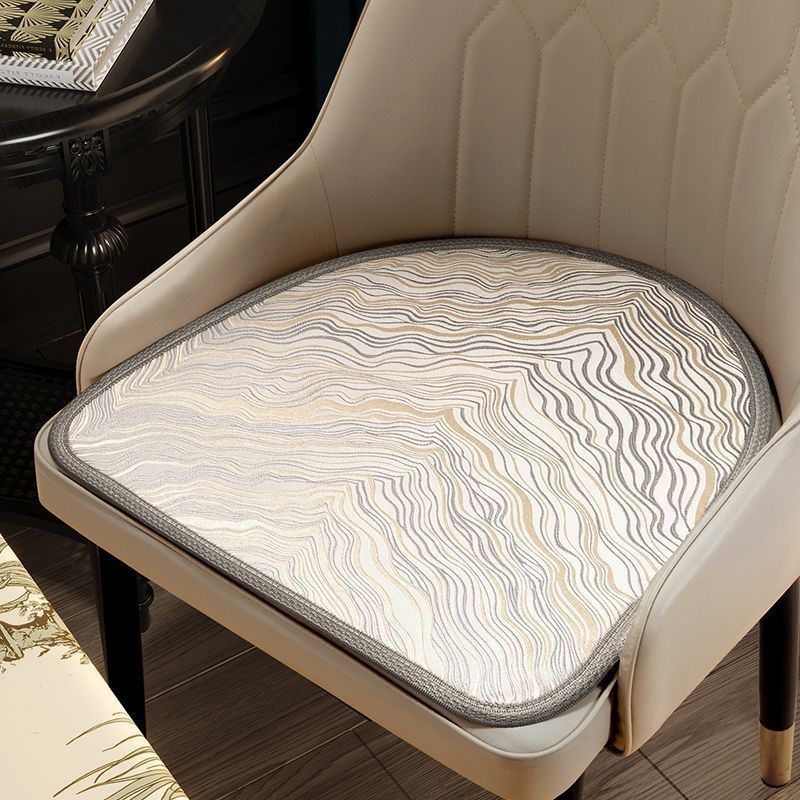 夏季冰丝椅子防滑椅垫四季弧形凳子坐垫轻奢马蹄形餐椅座垫,居家布艺,椅垫,淘宝优惠券,粉丝福利购,淘宝优惠卷