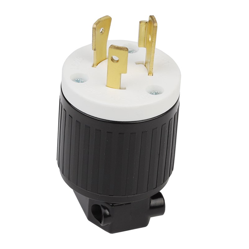 LK6322 NEMA L6-20P美规发电机大功率插头耐热塑胶20A 250V