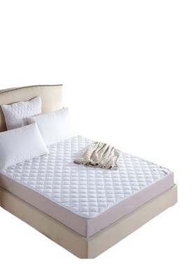 白色宾馆酒店席梦思保护垫固定防滑加厚护垫可水洗床褥子民宿床垫