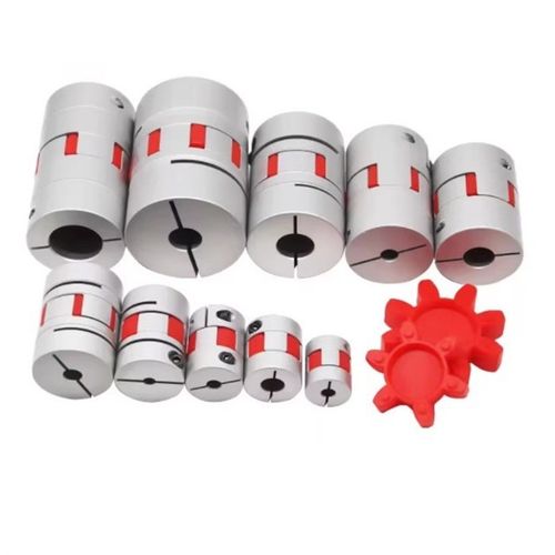 DEP16-D20/25/30/35/40/40L/55/65/80梅花联轴器铝合金螺钉夹紧型