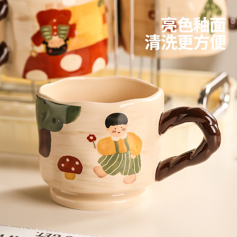 高颜值杯子套装水杯家用套装客厅茶具茶杯杯具R套装乔迁新居待客